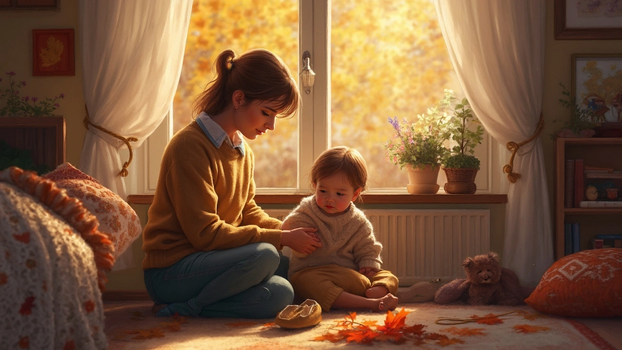 Как одевать ребенка дома осенью: простые советы для родителей