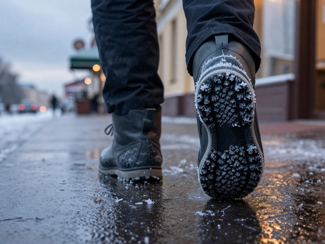 Какая подошва зимней обуви не скользит: лучшие материалы и что выбрать в снегу и льду